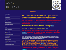Tablet Screenshot of icfra.com